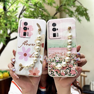 protective case soft shell Phone Case For Redmi K60 Pearl bracelet Camera all inclusive Skin feel silicone