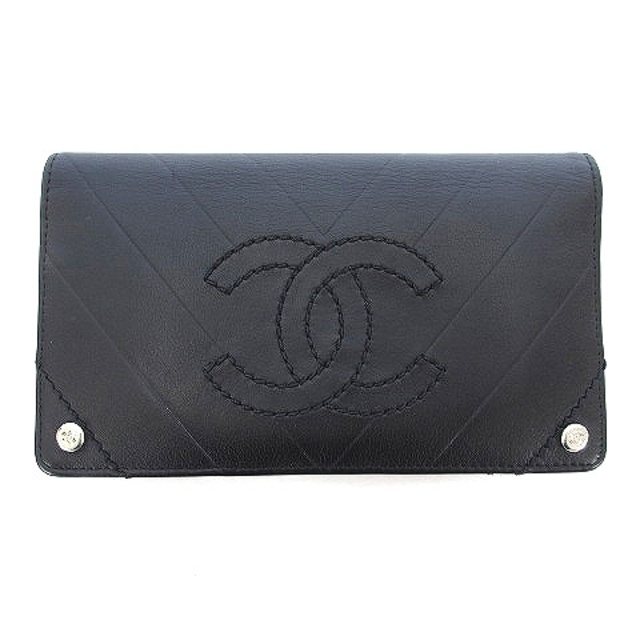 Chanel V Stitch Long Wallet with Coco Mark Gallery, Multiple Storage