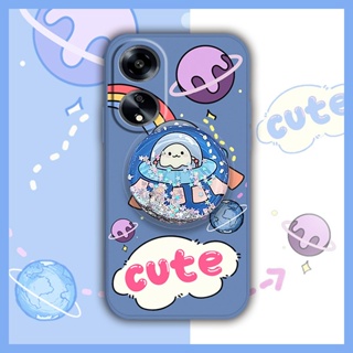 cute Simplicity Phone Case For OPPO A1 5G/A98 5G/F23 5G phone case Liquid silicone shell ins Skin feel silicone quicksand