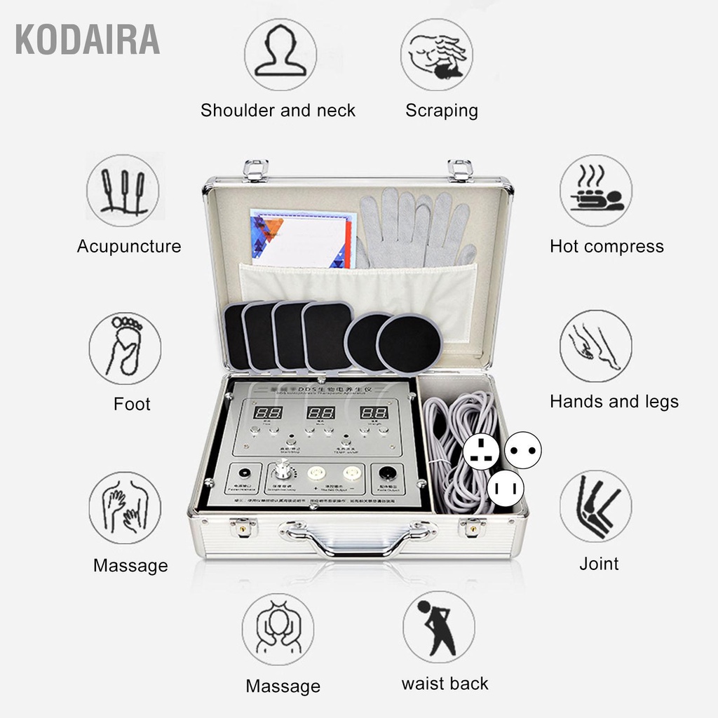 kodaira-อุปกรณ์กายภาพบำบัดไหล่ปรับสภาพร่างกาย-meridian-dredging-electrotherapy-machine-110-240v