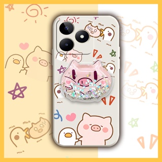 Glitter Cartoon Phone Case For OPPO Realme C53/Narzo N53 Skin-friendly feel Simplicity The New phone case Skin feel silicone