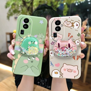 protective case Skin-friendly feel Phone Case For OPPO Reno10 Glitter The New Simplicity Skin feel silicone Anti-fall Cartoon