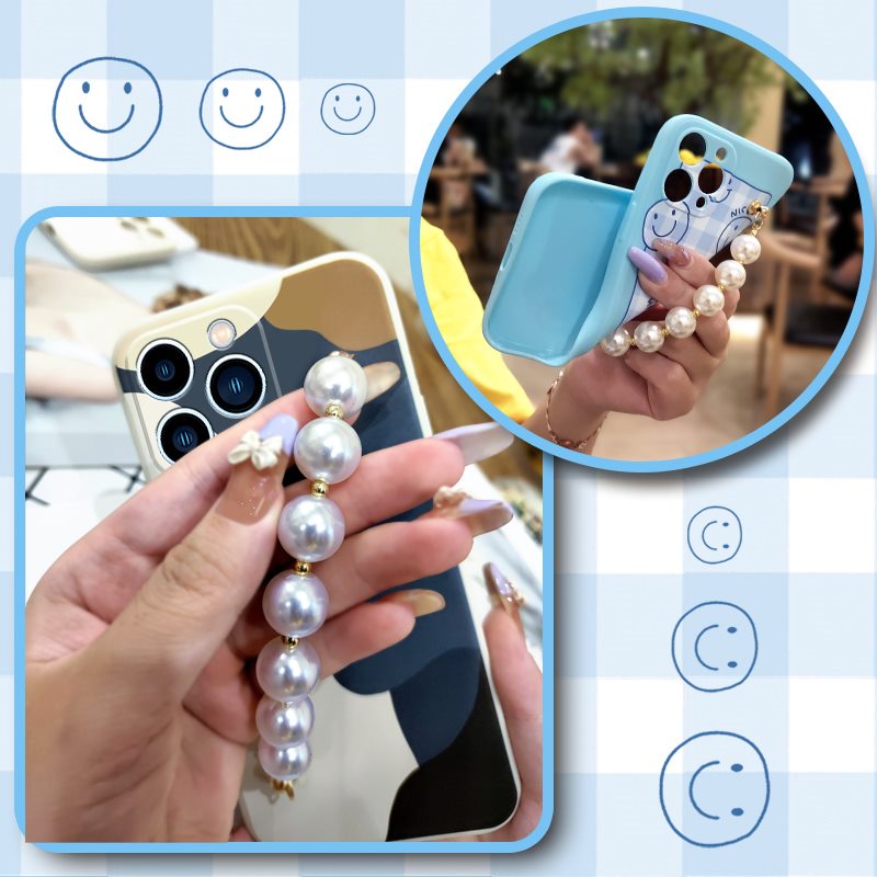 solid-color-simplicity-phone-case-for-iphone14-pro-lens-package-anti-fall-pearl-bracelet-cute-lens-bump-protection-cartoon
