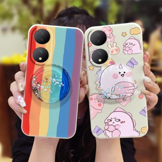 phone case Glitter Phone Case For VIVO Y100 Rotatable stand ins cute Cartoon The New quicksand Skin feel silicone