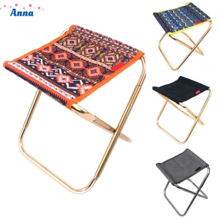 【Anna】Camping Stool Portable Outdoor Folding Fishing Travel BBQ Chair with Carry Bag