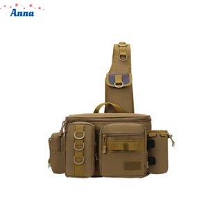 【Anna】Multifunction Rod insertion lure bag fishing tackle  fishing bag Lure waist bag