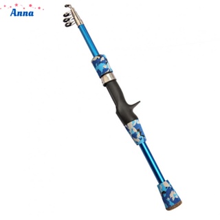 【Anna】1.3M-1.8M camouflage fishing rod short section telescopic fishing rod Sea pole