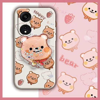 Glitter quicksand Phone Case For OPPO A1 Pro 5G/Reno8T 5G Simplicity Anti-fall protective case ins Cartoon The New