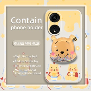 Skin-friendly feel cute Phone Case For OPPO A1 Pro 5G/Reno8T 5G phone case ins The New Anti-fall Skin feel silicone quicksand