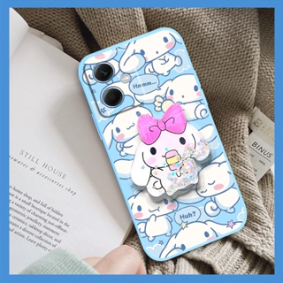 Skin-friendly feel Anti-fall Phone Case For Redmi Note12 5G Global/Poco X5 5G Simplicity Glitter quicksand ins Cartoon