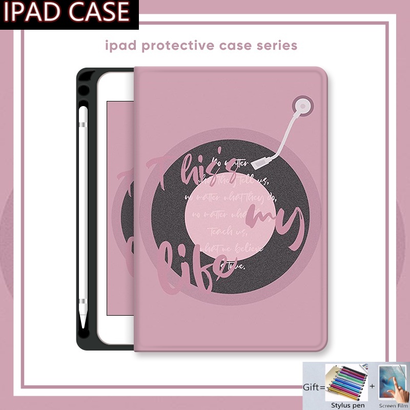 เคส-พร้อมช่องใส่ปากกา-สําหรับ-ipad-6th-air-5th-4th-3rd-2nd-1st-gen-cover-2018-2020-2021-2022-ipad-pro-11-10-5-9-7-10-9-10-2-นิ้ว-ipad-gen-5-6-7-8-9-10-ผ้าคลุม