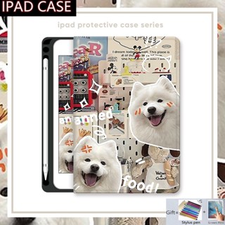 เคส ลายน่ารัก พร้อมช่องใส่ปากกา สําหรับ Apple Ipad Air 3 Mini 1 2 3 4 5 6 2018 2021 Ipad Pro 11 10.5 9.7 10.9 10.2 นิ้ว 2022 Ipad 10th 9th 8th 7th 6th 5th Generation