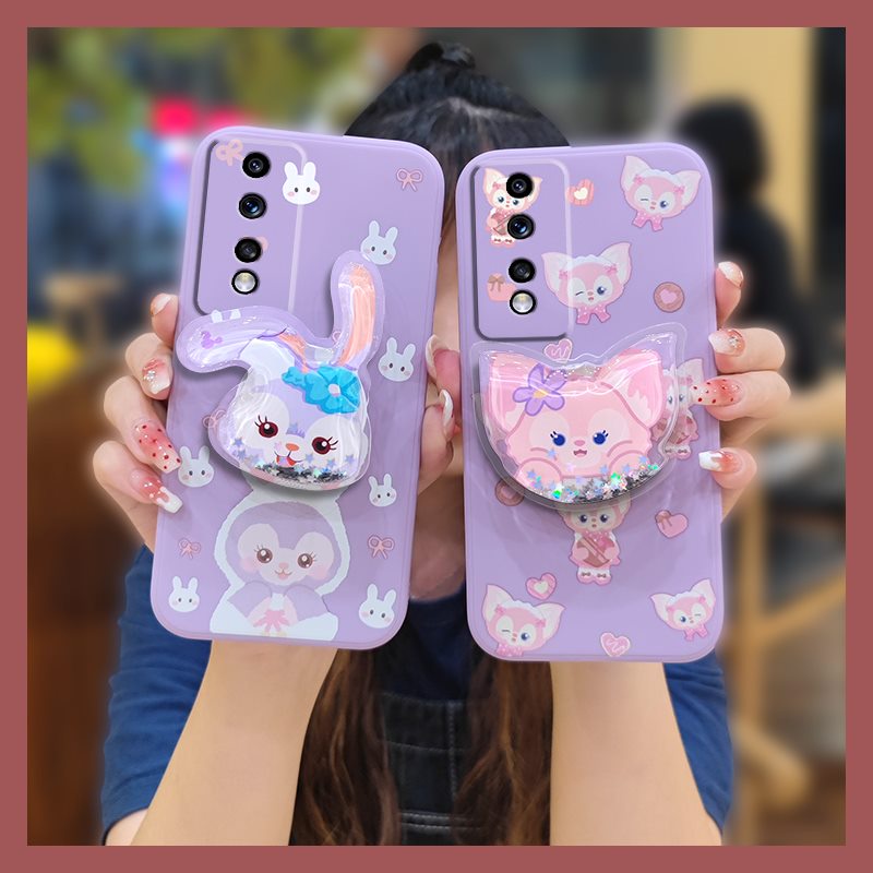 ins-quicksand-phone-case-for-huawei-honor80-gt-80pro-straight-screen-glitter-cute-protective-case-skin-friendly-feel