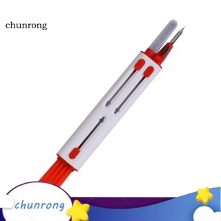Chunrong ชุดปากกาทําความสะอาดหูฟังไร้สาย 5-in-1 พร้อมแปรงฟองน้ํานุ่ม ดูแลรักษาง่าย สําหรับผู้ซื้อตะวันออกเฉียงใต้