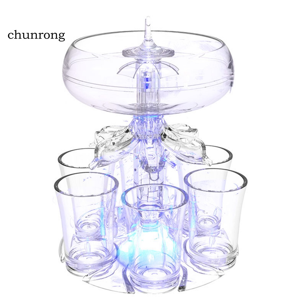 chunrong-เครื่องจ่ายไวน์-6-ช็อต-พร้อมแก้วช็อต-หรูหรา-สําหรับบ้าน-บาร์-ปาร์ตี้ฮาโลวีน