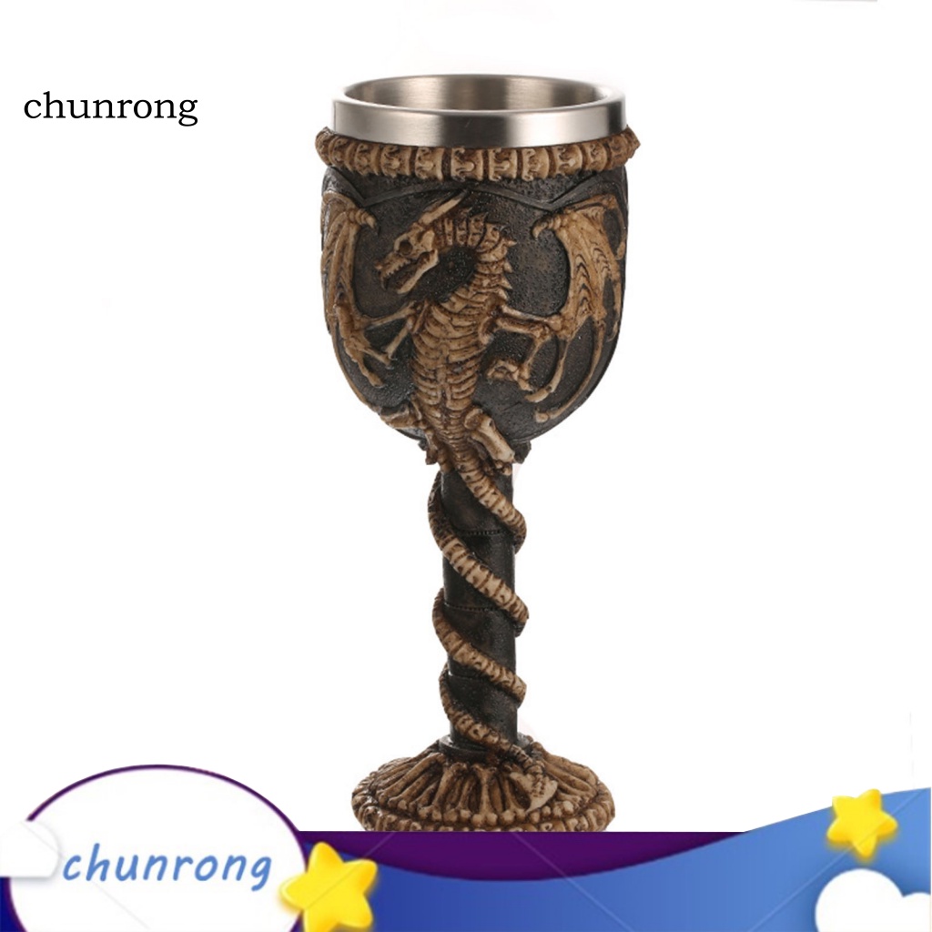 chunrong-แก้วไวน์-รูปหัวกะโหลก-สไตล์โกธิค-สําหรับปาร์ตี้ฮาโลวีน-ค็อกเทล