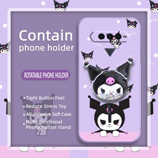 Anti-fall Rotatable stand Phone Case For Xiaomi Black Shark4 quicksand Glitter cute Cartoon phone case protective case The New