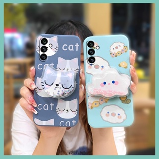 The New Cartoon Phone Case For Samsung Galaxy A24/SM-A245F Glitter Skin feel silicone protective case phone case ins