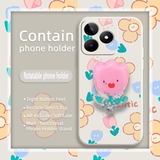 Anti-fall quicksand Phone Case For OPPO Realme C53/Narzo N53 Cartoon phone case The New protective case ins Glitter Simplicity