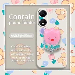 Cartoon The New Phone Case For Honor Play40 5G Skin feel silicone protective case ins Anti-fall phone case quicksand