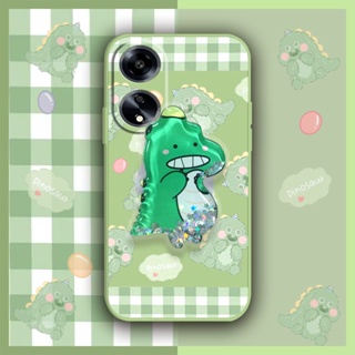 cute Anti-fall Phone Case For OPPO A1 5G/A98 5G/F23 5G Skin feel silicone The New Cartoon protective case Rotatable stand