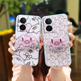 ins Simplicity Phone Case For VIVO IQOO Z7X Cartoon quicksand Anti-fall cute protective case phone case The New