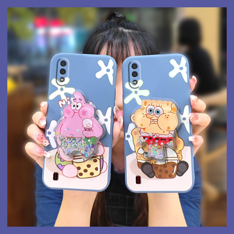 quicksand-protective-case-phone-case-for-samsung-galaxy-a01-sm-a015f-g-cute-phone-case-rotatable-stand-anti-fall-ins-cartoon