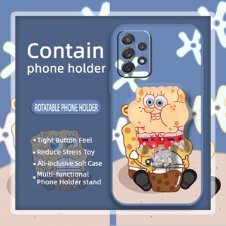 ins cute Phone Case For Samsung Galaxy A53 5G/SM-A536U phone case Rotatable stand Anti-fall Cartoon protective case quicksand