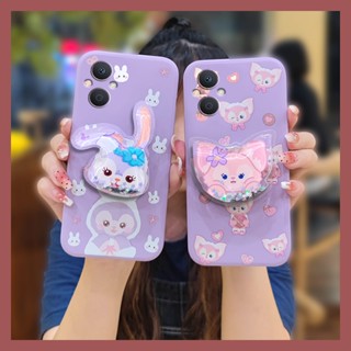 Anti-fall quicksand Phone Case For OPPO A96 5G/Reno7Z 5G/Reno7 Lite/F21 Pro 5G Skin feel silicone Simplicity Cartoon