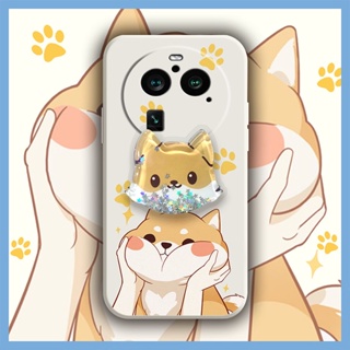 Skin feel silicone The New Phone Case For OPPO Find X6 Pro Glitter ins Anti-fall Cartoon Simplicity cute protective case