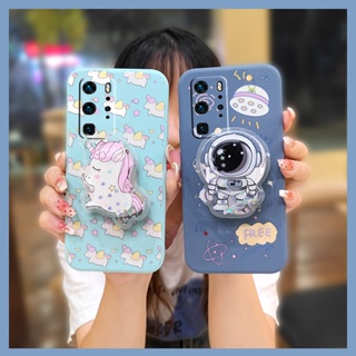 Anti-fall ins Phone Case For Huawei P40 Pro Liquid silicone shell Skin feel silicone protective case phone case