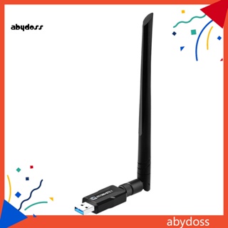 Aby การ์ดเครือข่าย Wi-fi เพิ่มความเร็วอินเตอร์เน็ต พร้อมตัวรับสัญญาณ Wi-fi Dual Band สําหรับแล็ปท็อป เดสก์ท็อป Ac 1300mbps พร้อมเสาอากาศภายนอก และบลูทูธ