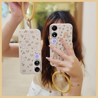 Liquid silicone shell Cartoon Phone Case For Honor Play40 5G Skin feel silicone Skin-friendly feel Lens package cute