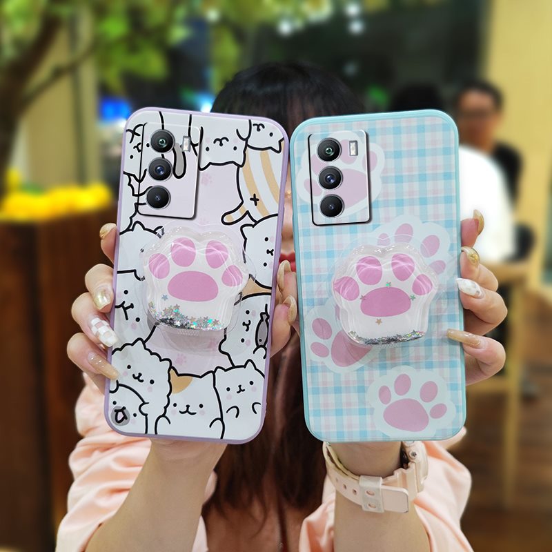 cartoon-rotatable-stand-phone-case-for-vivo-neo5s-protective-case-skin-friendly-feel-anti-fall-the-new-liquid-silicone-shell