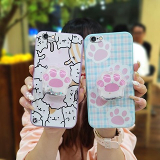 cute Glitter Phone Case For iphone 6 Plus/6S Plus Simplicity Skin-friendly feel phone case protective case Rotatable stand
