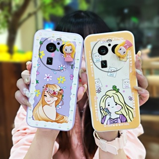 Rotating bracket Anti-fall Phone Case For OPPO Find X6 Pro Corgi PP Liquid silicone shell cute Simplicity