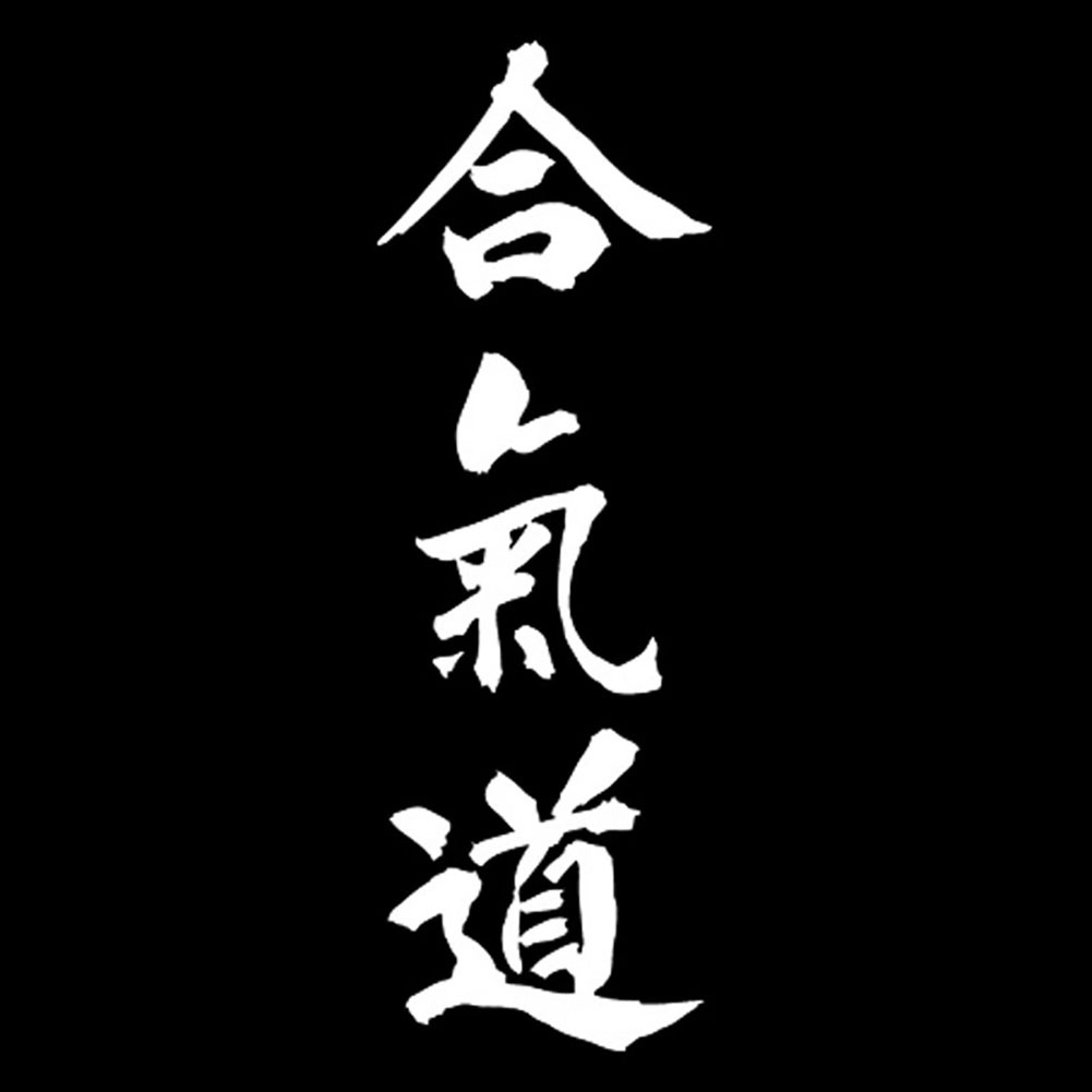 lt-darkblue-gt-aikido-สติกเกอร์-กันน้ํา-พิมพ์ลายตัวอักษรญี่ปุ่น-ทนทาน-สําหรับตกแต่งยานพาหนะ