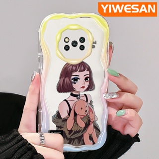 เคสโทรศัพท์มือถือแบบนิ่ม ใส กันกระแทก ลายคลื่น สีมาการอง แฟชั่น สําหรับ Xiaomi Poco X3 NFC Poco X3 Pro Poco X3 GT Poco X4 NFC X4 GT M3 F4