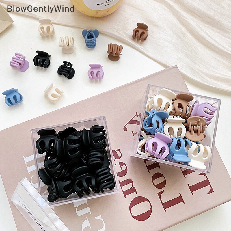 blowgentlywind-กิ๊บติดผมหางม้า-พลาสติก-เนื้อแมตต์-ขนาดเล็ก-น่ารัก-กันหย่อนคล้อย-10-ชิ้น-bgw