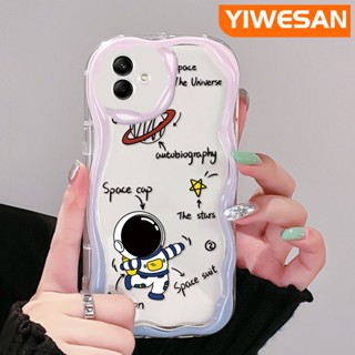 เคสโทรศัพท์มือถือแบบนิ่ม ใส กันกระแทก ลายอวกาศ สีมาการอง หลากสี สําหรับ Samsung A04 A04E M04 F04