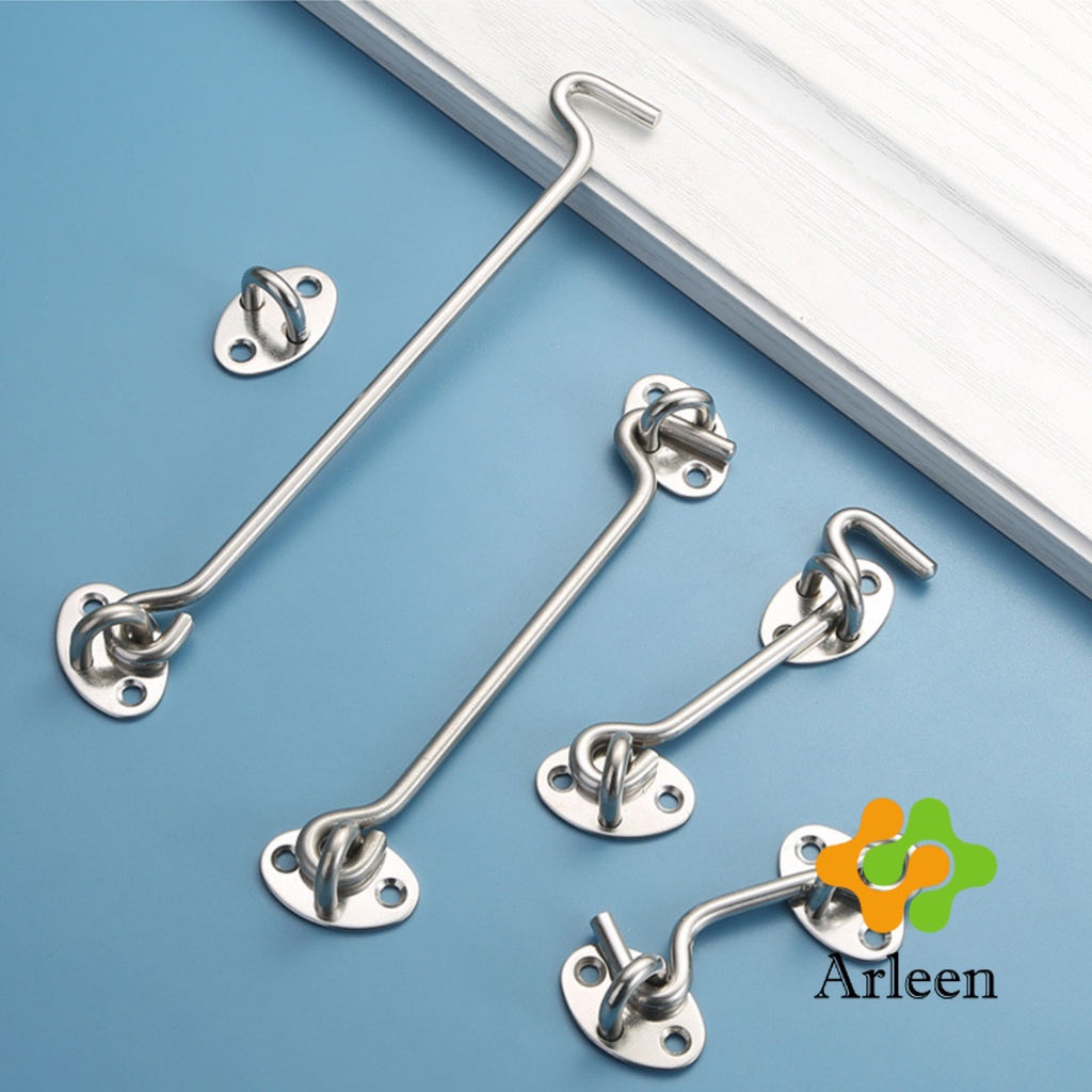 arleen-ตะขอสับล๊อคประตู-สเตนเลส-สําหรับหน้าต่าง-ประตูโรงรถ-โรงรถ-stainless-steel-padlock