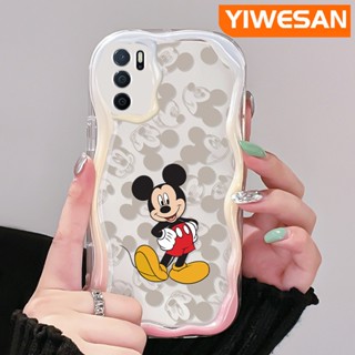 เคสโทรศัพท์มือถือแบบนิ่ม ใส กันกระแทก ลายการ์ตูนมิกกี้เมาส์ สีสันสดใส สําหรับ OPPO A16 A16s A54s A54 A55