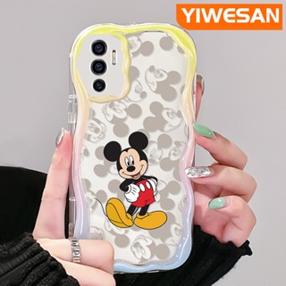 เคสโทรศัพท์มือถือแบบนิ่ม ใส กันกระแทก ลายการ์ตูนมิกกี้เมาส์น่ารัก สีสันสดใส สําหรับ VIVO V23E 4G V23E 5G V23 Pro V23i 5G S12 5G Y75