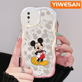 เคสโทรศัพท์มือถือแบบนิ่ม ใส กันกระแทก ลายการ์ตูนมิกกี้เมาส์น่ารัก สีสันสดใส สําหรับ Samsung galaxy A11 M11 A10