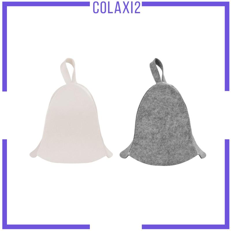 colaxi2-หมวกซาวน่า-ผ้าสักหลาด-14x10-นิ้ว-แบบพกพา-สําหรับอาบน้ํา-นึ่ง