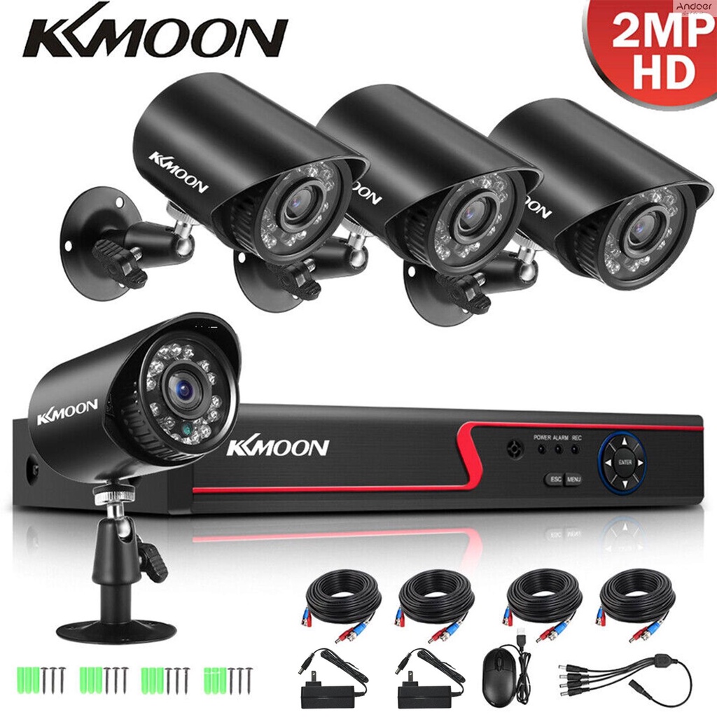 kkmoon-เครื่องบันทึกวิดีโอ-dvr-และกล้องรักษาความปลอดภัย-4-ระบบบันทึกความปลอดภัย-4ch-1080p-ความละเอียดสูง-ahd-analog-tvi-cvi-dvr-cctv-dvr-p2p