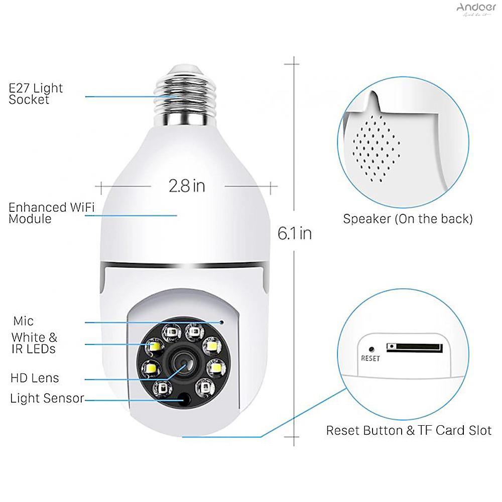 กล้องวงจรปิดไร้สาย-พาโนรามา-wifi-360-1080p-พร้อม-2-4ghz-wifi-มองพาโนรามาได้-360-องศา-มองเห็นกลางคืน-สองทาง