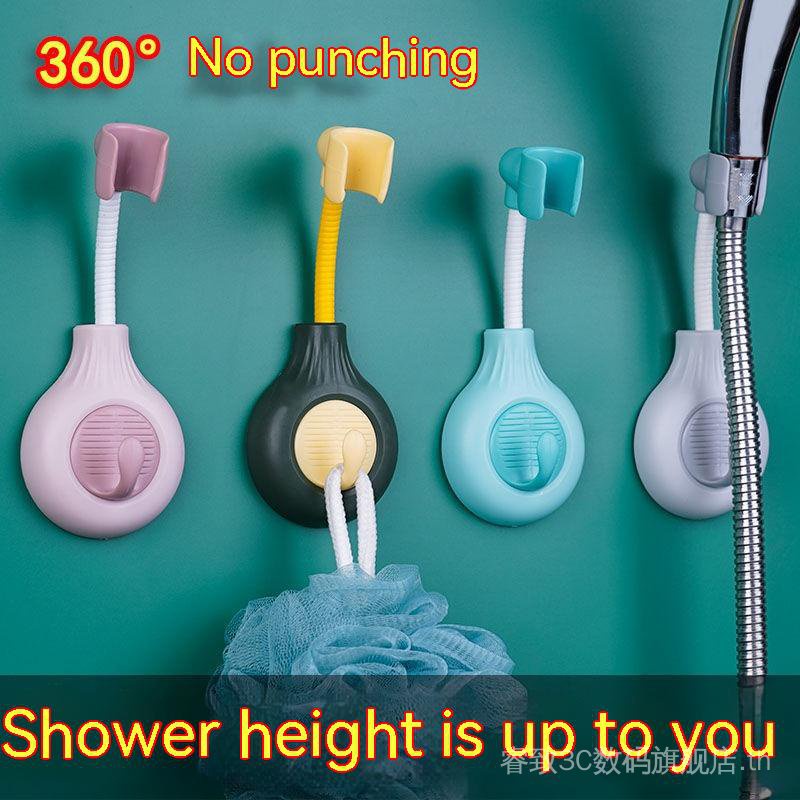 punch-free-shower-holder-holder-bathroom-shower-head-hanging-seat-universal-sprinkler-adjustable-shower-accessories-qb2m