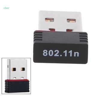 Char อะแดปเตอร์การ์ด LAN ไร้สาย 150Mbps USB 2 0 WiFi Mini 802 11 ngb MT7601