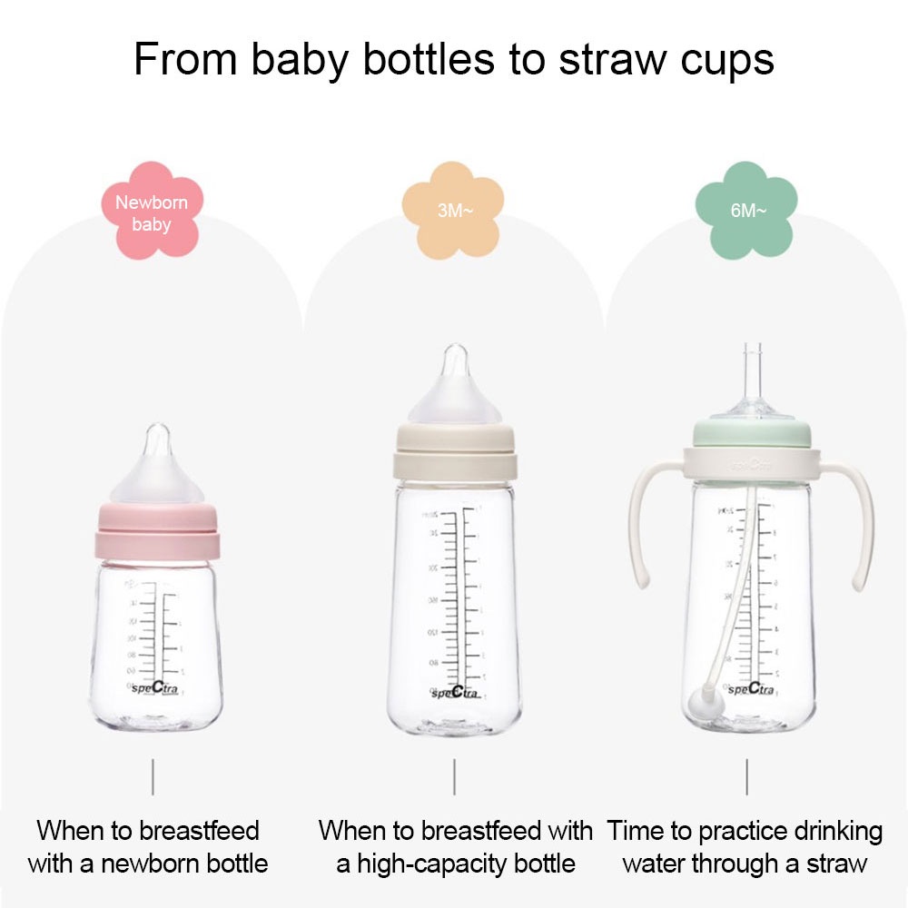 spectra-pa-baby-bottle-260ml-2pcs-milk-storage-breastmilk-one-touch-korea